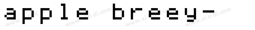 apple breey字体转换